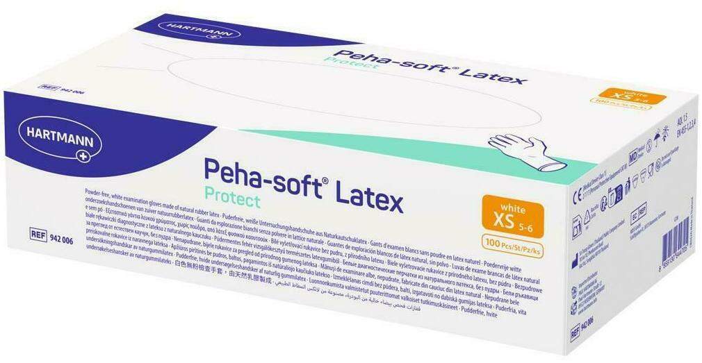 Peha-Soft Latex Protect Unt.Hands.Unsteril Pf Xs