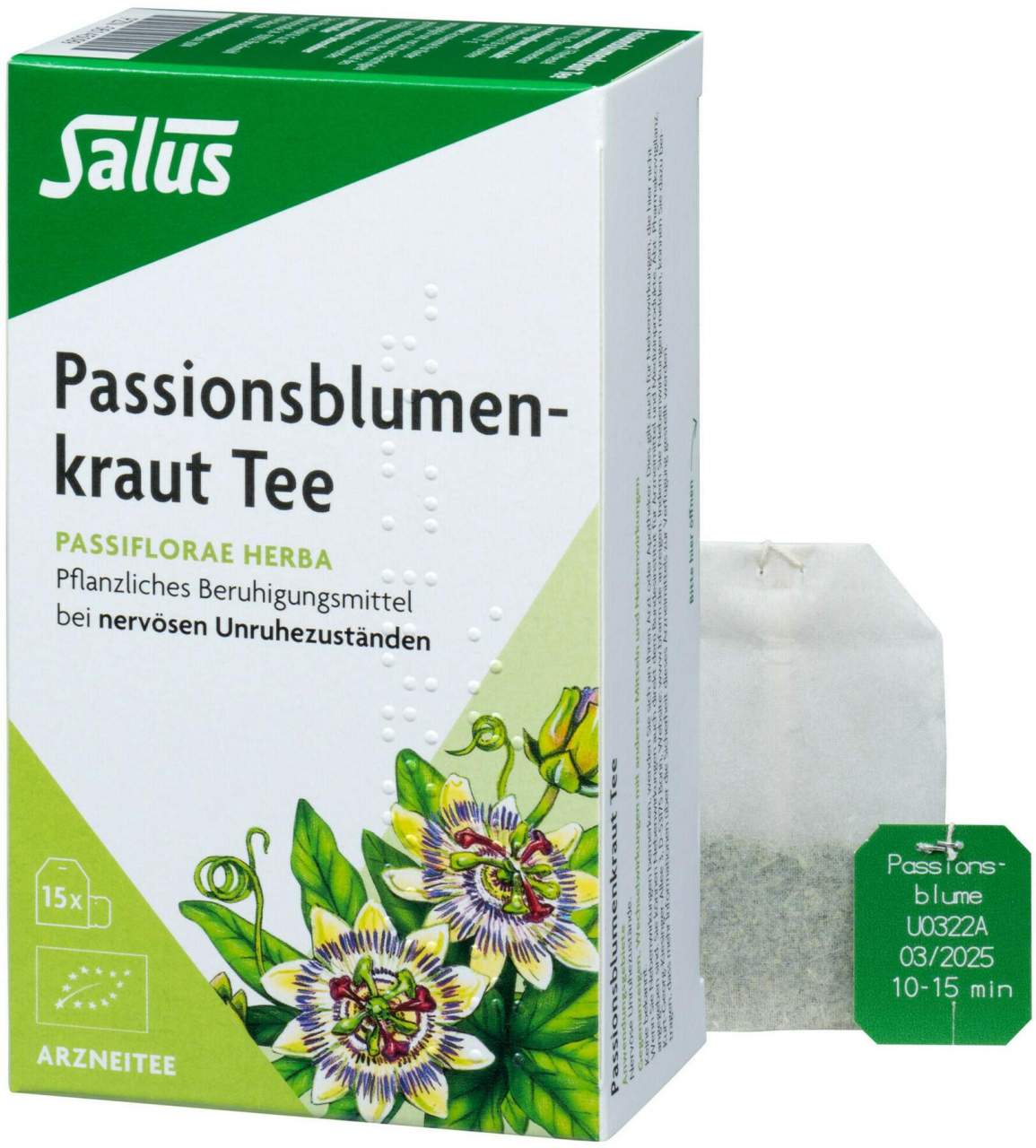 Passionsblumenkraut Tee Passiflorae Herba Bio Salus