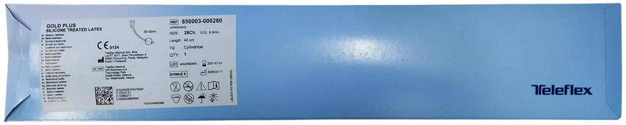 Katheter Ballon Gold Plus Nelat.Ch 28 30 ml Lat.