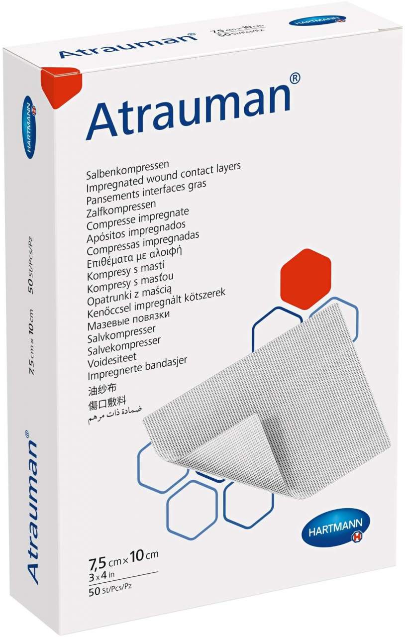 Atrauman 7,5 X 10 cm Steril 50 Kompressen