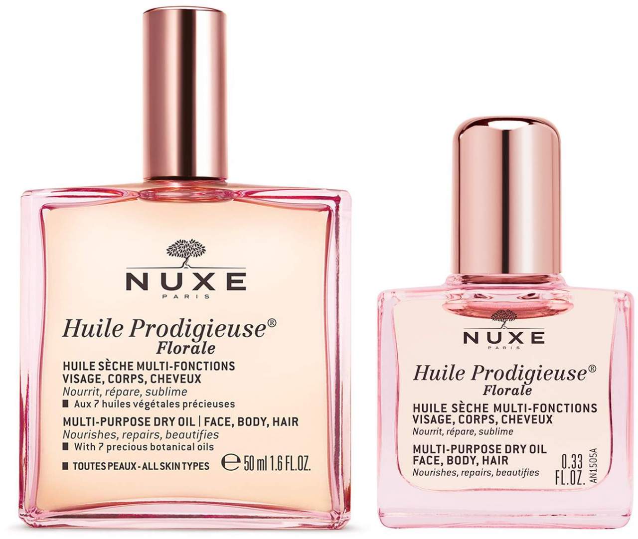 NUXE Huile Prodigieuse Florale 50 ml + gratis 10 ml - Bei trockener Haut