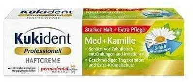Kukident Haftcreme Med + Kamille 40g