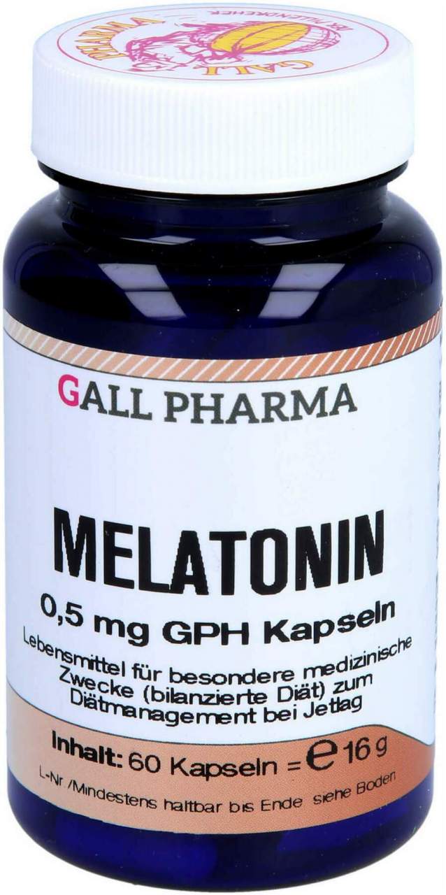 Melatonin 0,5 mg Gph 60 Kapseln