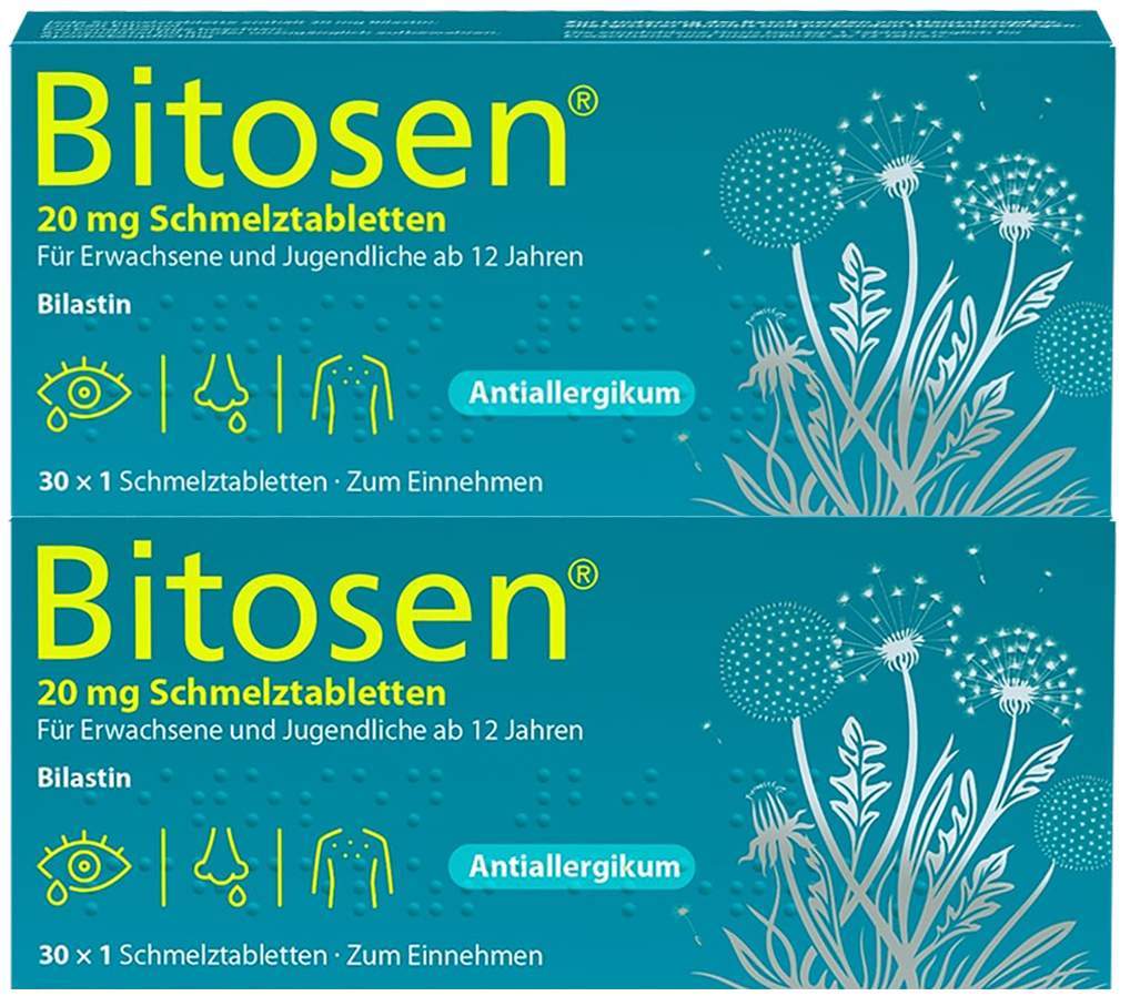 Bitosen 20 mg 2 x 30 Schmelztabletten