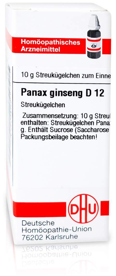 Dhu Panax Ginseng D12 10 G Globuli