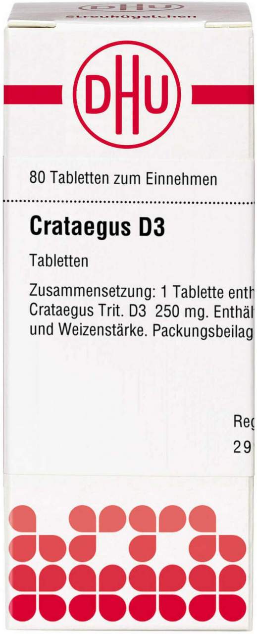 Dhu Crataegus D3 80 Tabletten