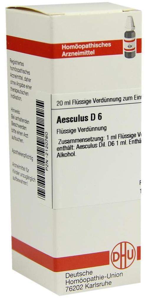Dhu Aesculus D6 20 ml Dilution