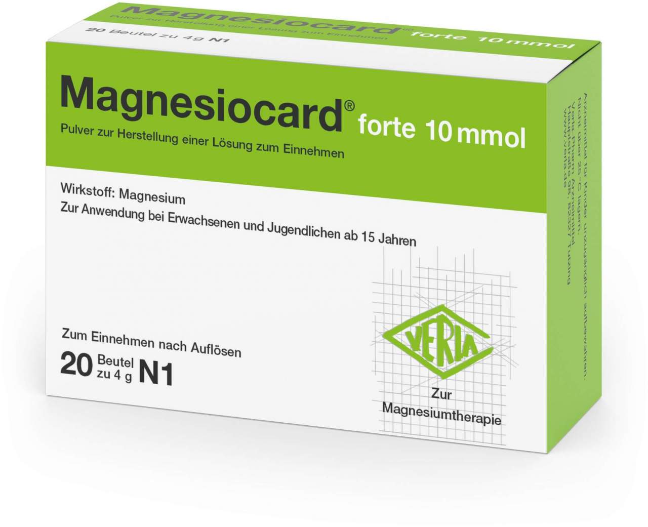 Magnesiocard Forte 10 Mmol Pulver 20 Beutel