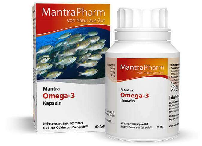 Mantra Fischöl Omega-3 60 Kapseln