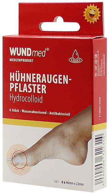 Hühneraugenpflaster Comfort Hydrocolloid 6 Pflaster