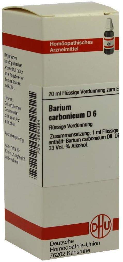 Dhu Barium Carbonicum D6 20 ml Dilution