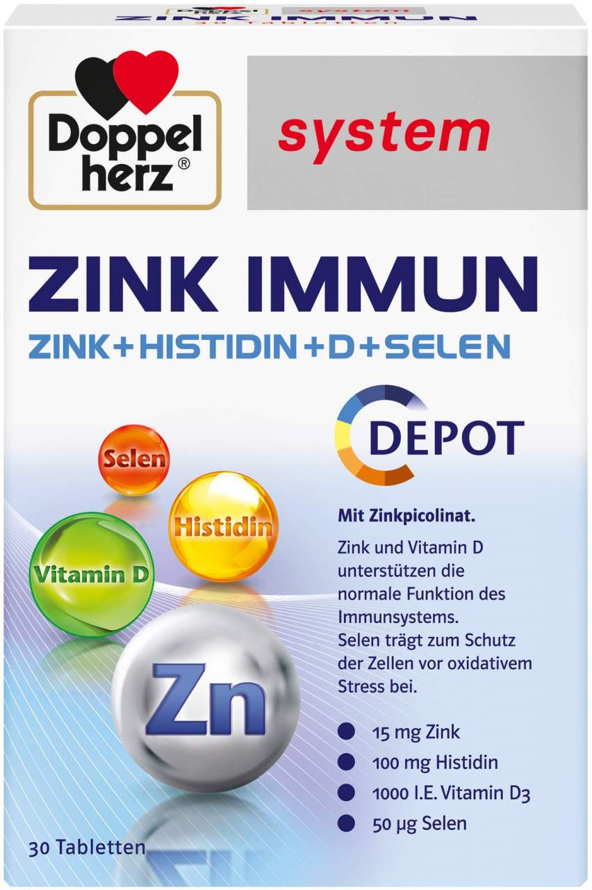 Doppelherz system Zink Immun 30 Tabletten