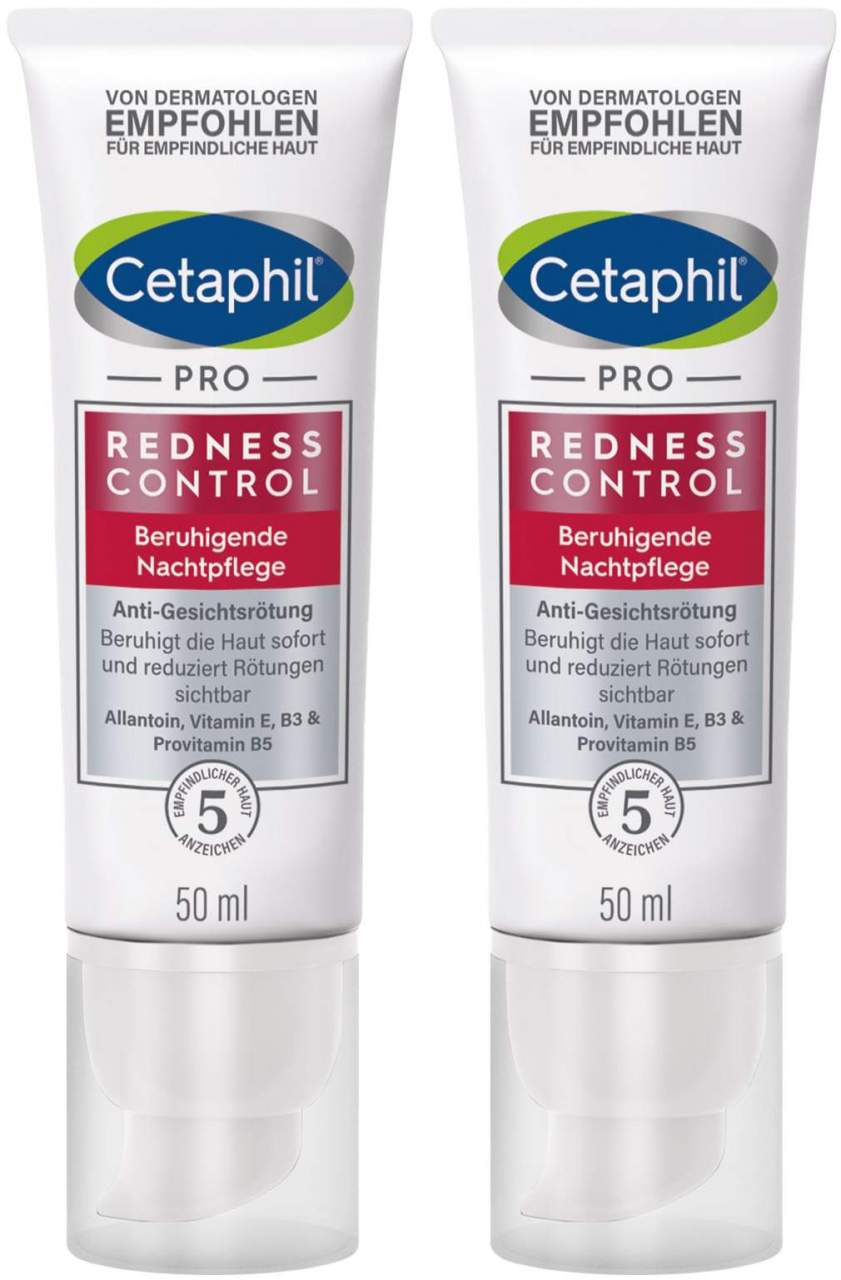 Cetaphil RednessControl Creme beruhigende Nachtpflege 2 x 50 ml