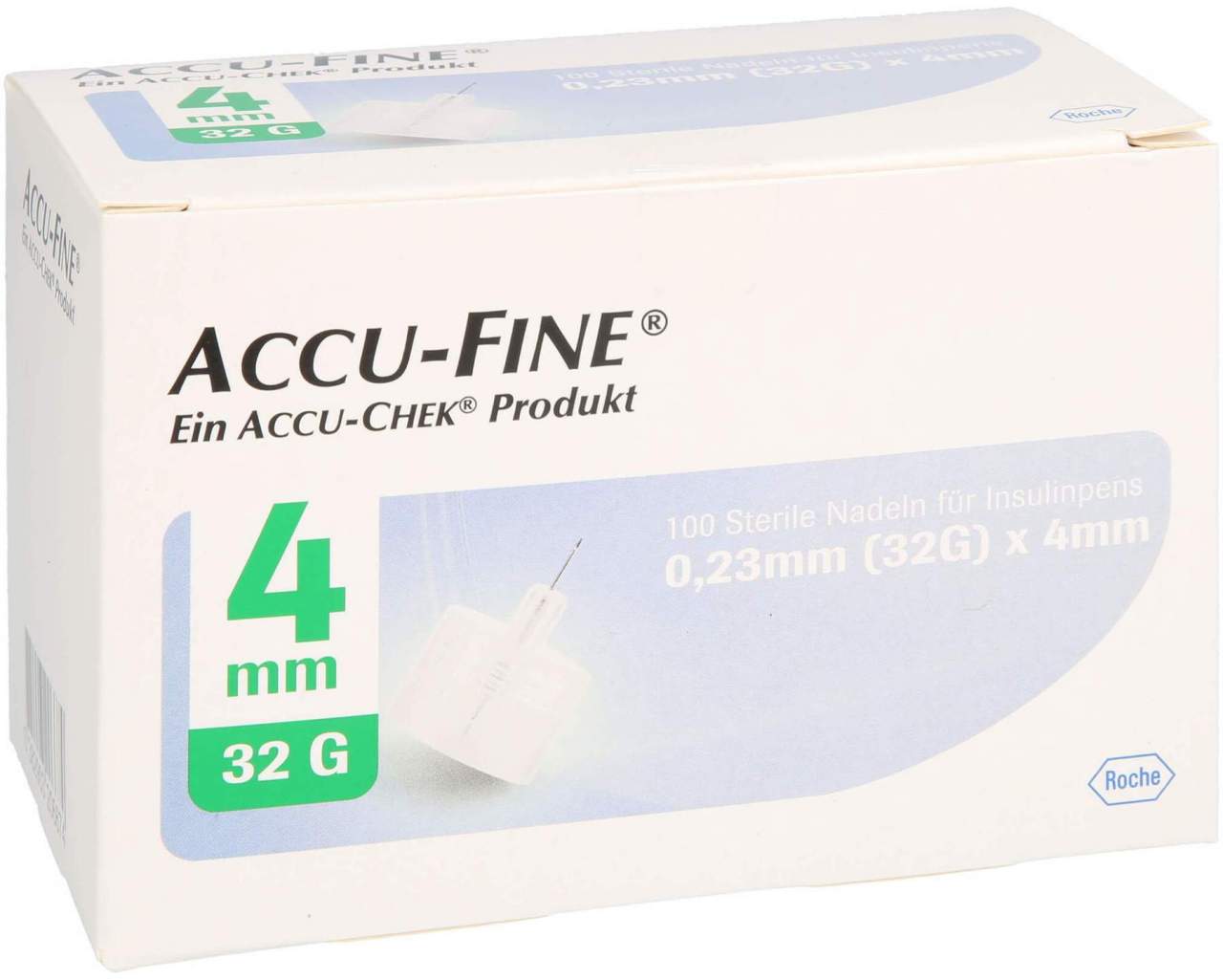 Accu Fine Sterile Nadeln F.Insulinpens 4 mm 32 G 100 Stk