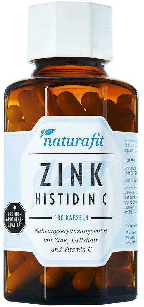 Naturafit Zink Histidin C 180 Kapseln
