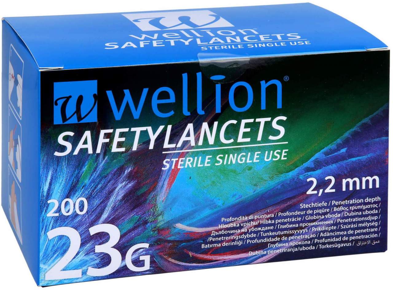 Wellion Lanzetten Safetylancets 23 G