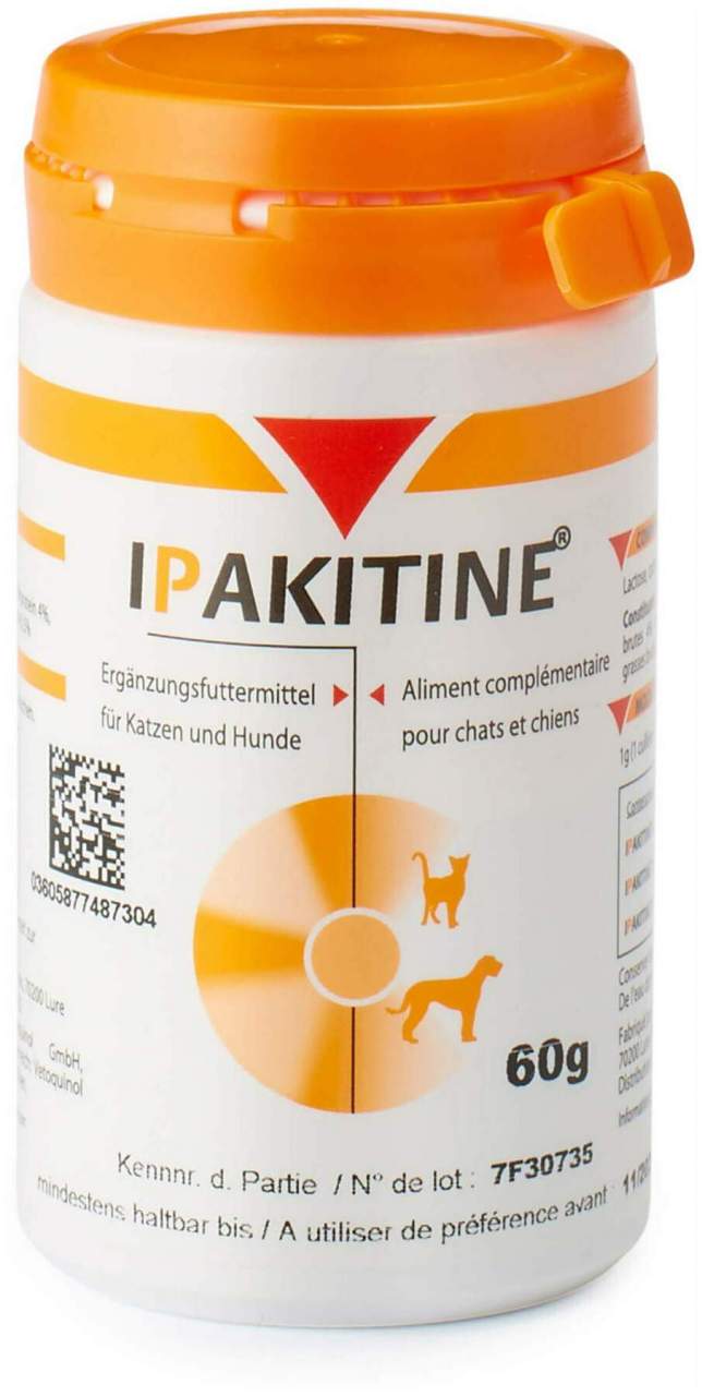 Ipakitine Ergänzungsfutterm.Pulver F.Hunde und Katzen 60g