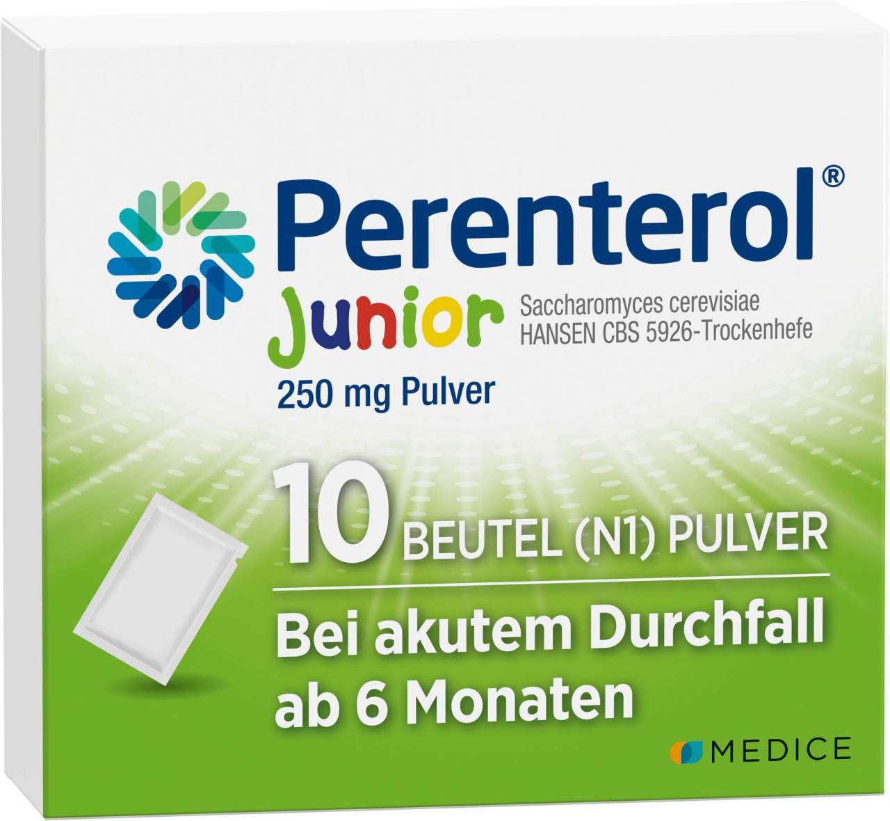 Perenterol junior 250 mg Pulver 10 Beutel
