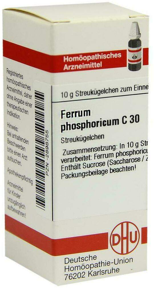 Dhu Ferrum Phosphoricum C30 10 G Globuli