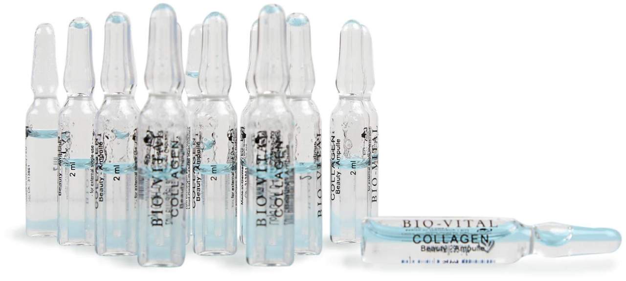 Bio-Vital Collagen Ampullen 15 Stück - Polstert die Haut von innen heraus auf