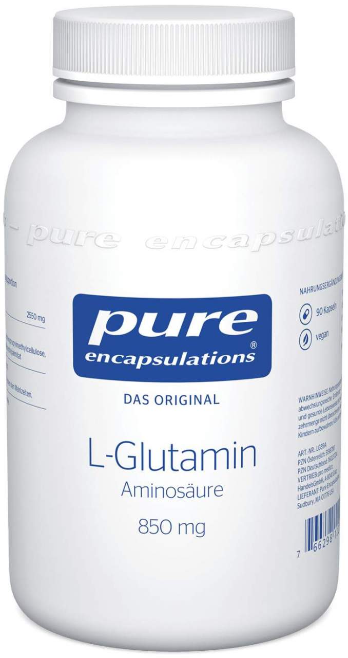 Pure Encapsulations L-Glutamin 850 mg 90 Kapseln
