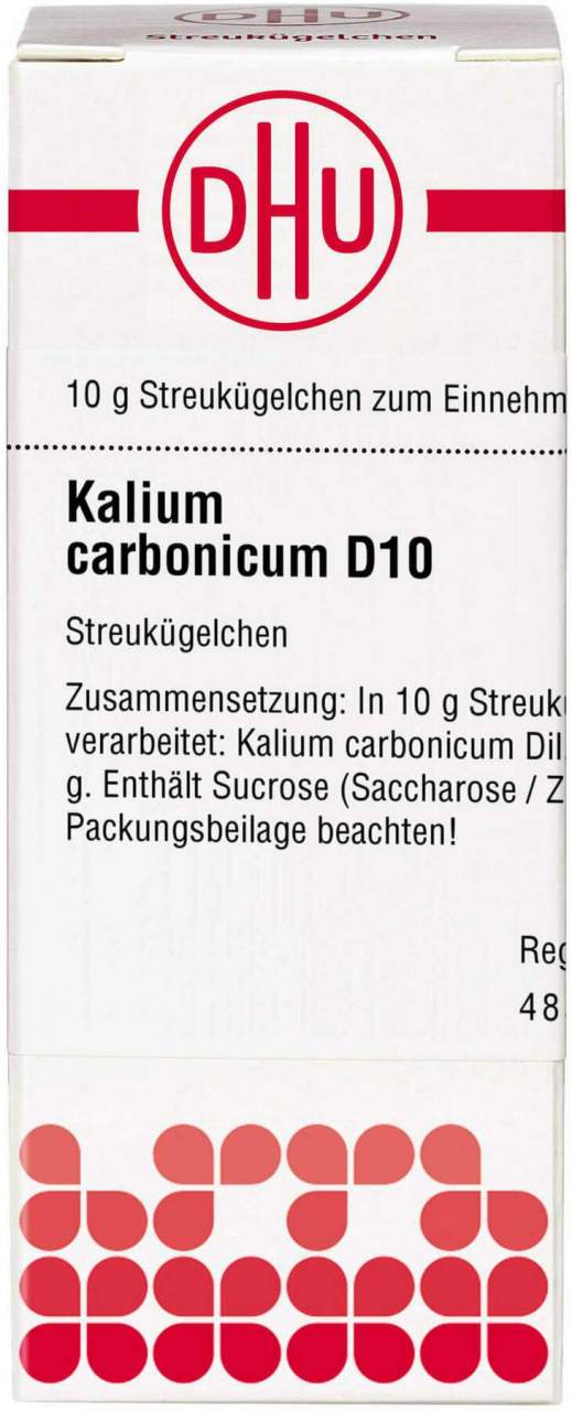 Dhu Kalium Carbonicum D10 Globuli 10 G