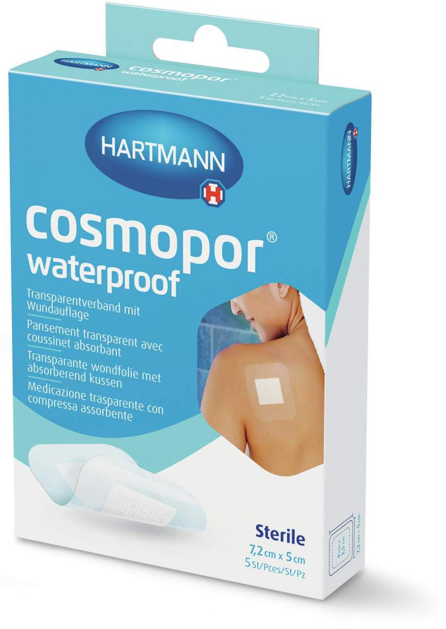 Cosmopor Waterproof 5 Pflaster 7,2 cm X 5 cm