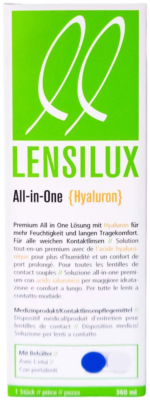 Lensilux All-In-One Lsg.Hyaluron+beh.F.W.Kont.L.