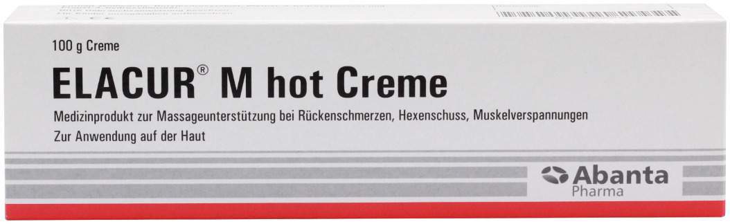 Elacur M Hot Creme 100 g Creme