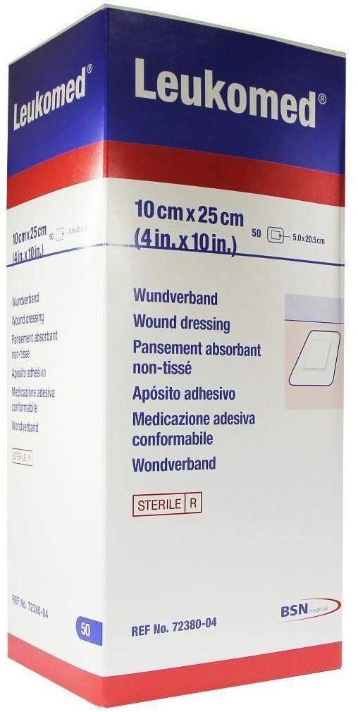 Leukomed 50 Sterile Pflaster 10 X 25 cm