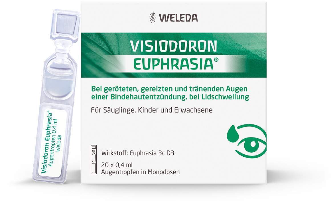 Weleda Visiodoron Euphrasia Augentropfen 20 X 0,4 ml