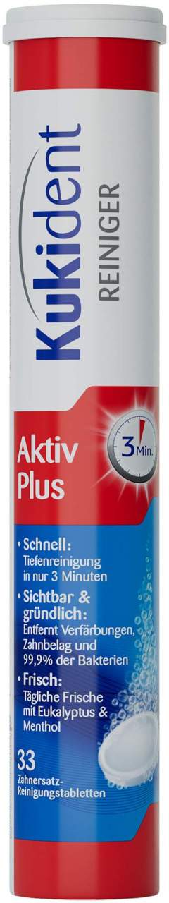 Kukident Aktiv Plus Tabs 33 Stück