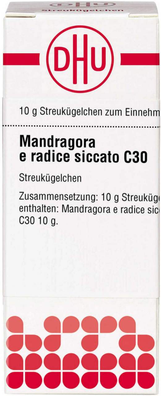 Dhu Mandragora E Radice Siccata C30 Globuli 10 G