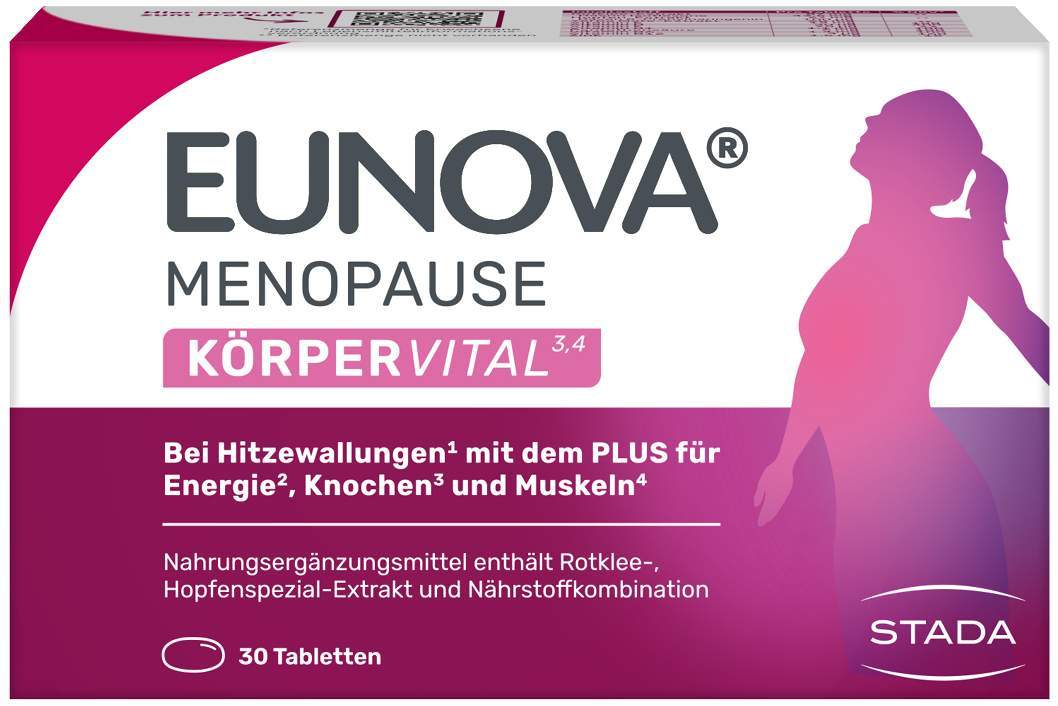 Eunova Menopause Körper Vital 30 Tabletten