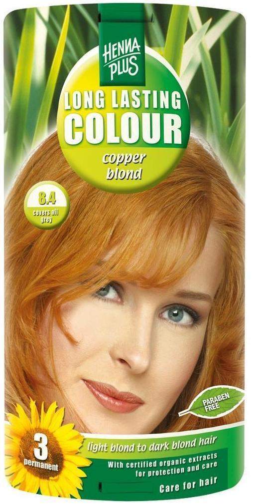 Hennaplus Long Lasting Copper Blong 8,4 - Natürliche Haarfarbe