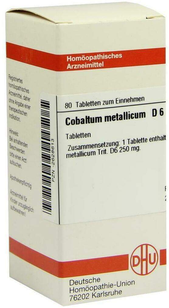 Dhu Cobaltum Metallicum D6 Tabletten