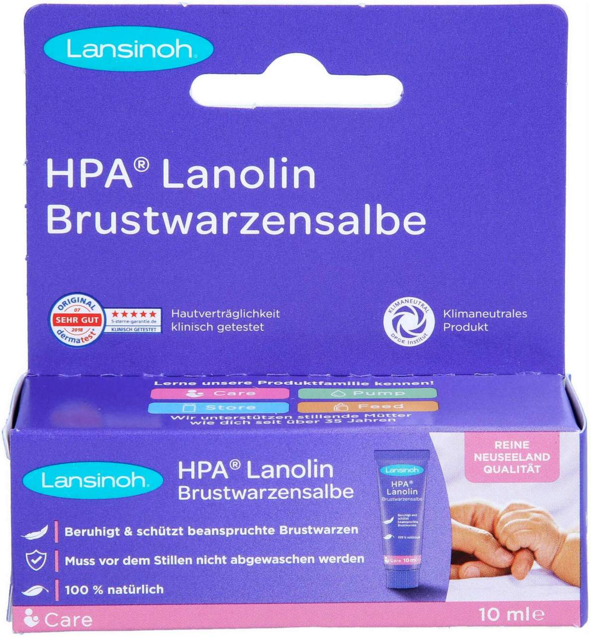 Lansinoh HPA Lanolin Brustwarzensalbe 10 ml