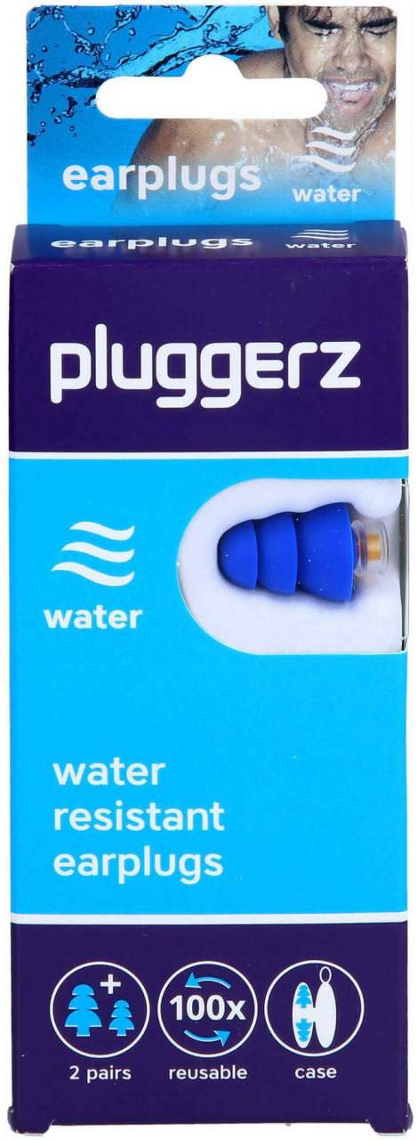 Pluggerz Earplugs Water Erwachsene & Kids