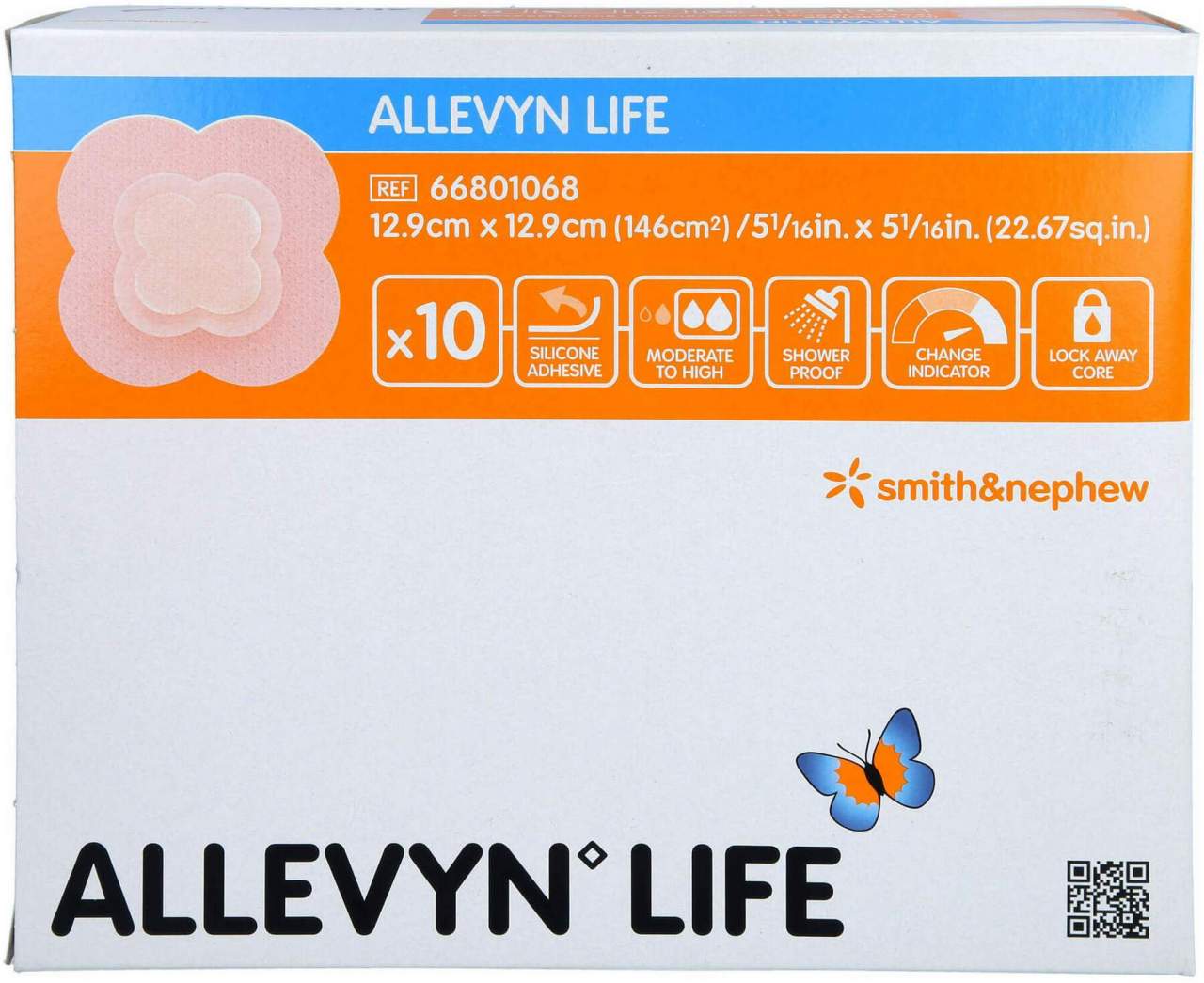 Allevyn Life 12,9x12,9 cm Silikonschaumverband