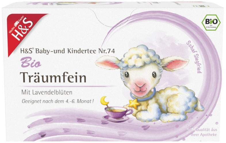 H&S Träumfein Bio Baby- und Kindertee 20 X 1,2 G Filterbeutel