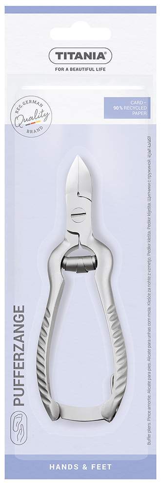 Qualitätsnagelzange mit Pufferfeder 14cm