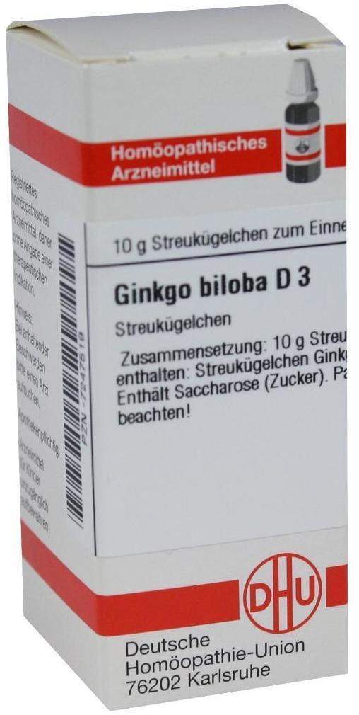Dhu Ginkgo Biloba D3 10 G Globuli