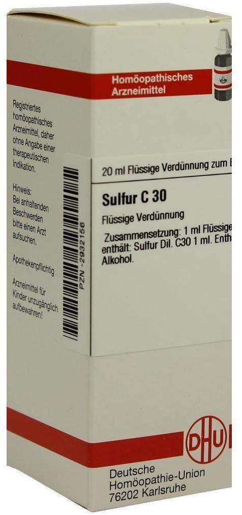 Dhu Sulfur C30 Dilution