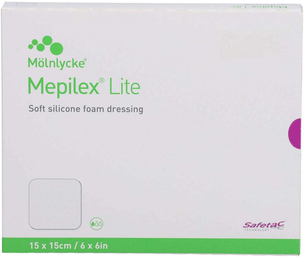 Mepilex Lite Schaumverband 15x15 cm Ster