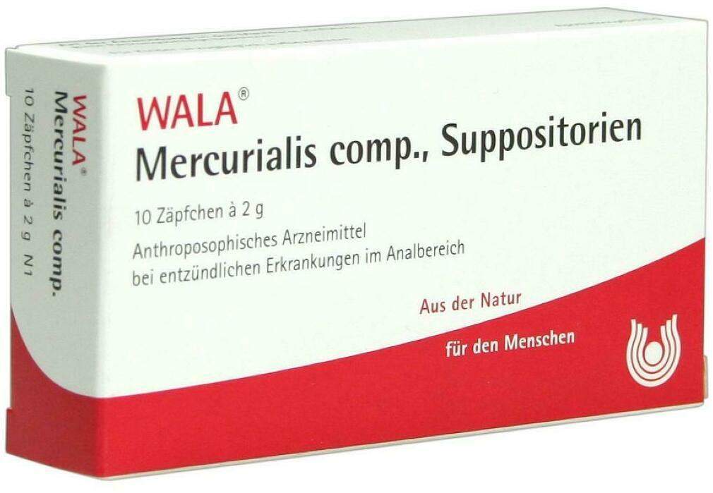 Wala Mercurialis Comp. Suppositorien 10 X 2 G