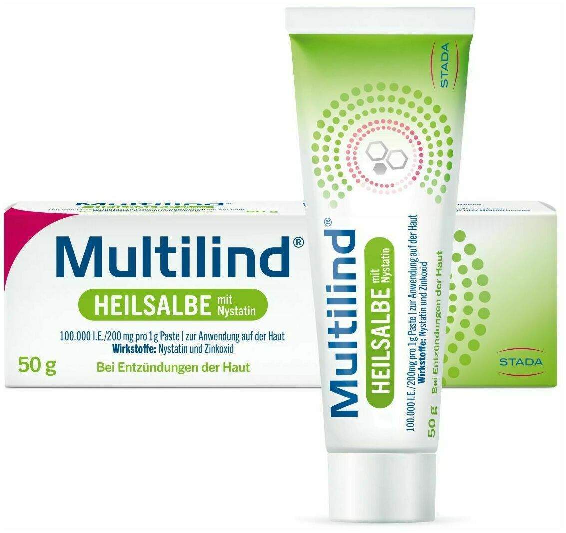 Multilind Wund-und Heilsalbe mit Zinkoxid und Nystatin 50 g