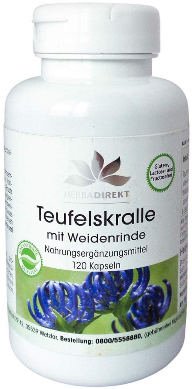 Teufelskralle Mit Weidenrinde 120 Kapseln