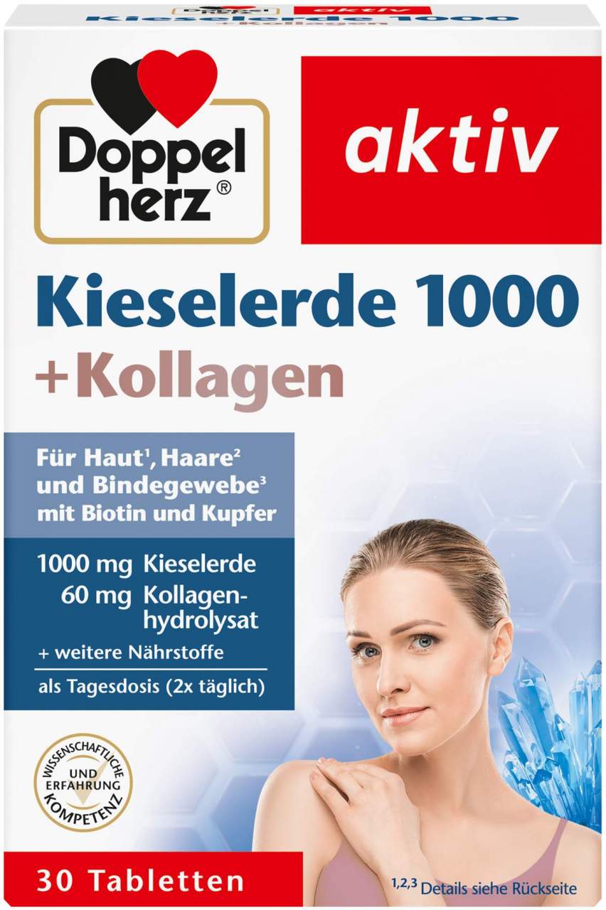 Doppelherz Aktiv Kieselerde + Kollagen 30 Tabletten