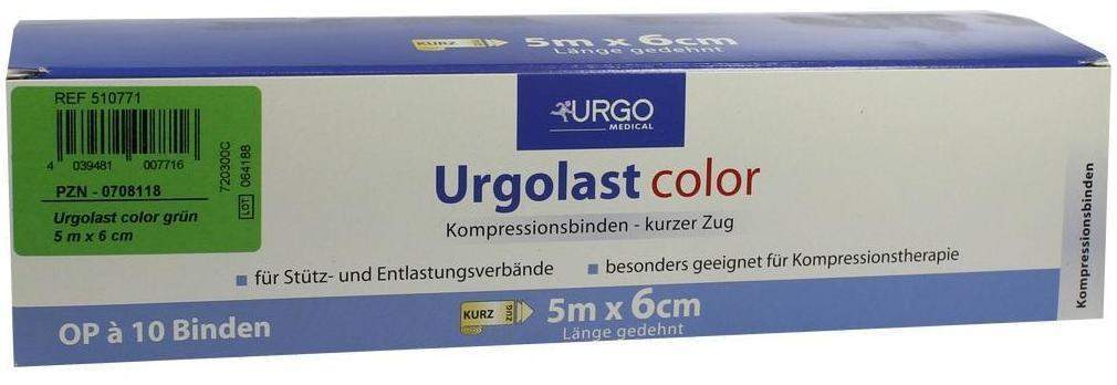 Urgolast Color Binde 6 Cmx5 M Grün