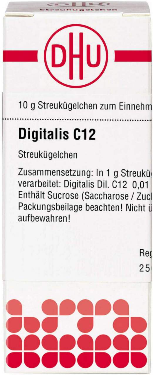 Dhu Digitalis C12 Globuli 10 G
